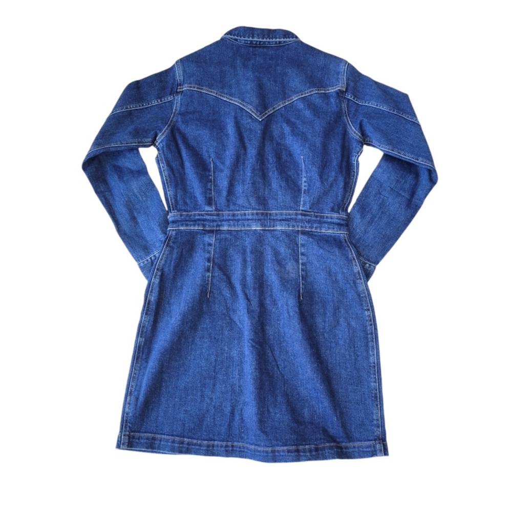 Wrangler Blue Denim Mini Dress - Picture 3 of 7